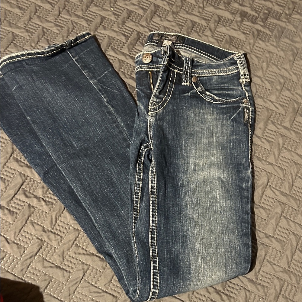 Silver Jeans Dark Blue Boot Cut Women's Jeans